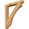Ekena Millwork Imperial Craftsman Rough Sawn Bracket w/ Offset Brace, Western Red Cedar, 6"W x 40"D x 44"H BKT0604X40X44IMP04RWR - alternate 1
